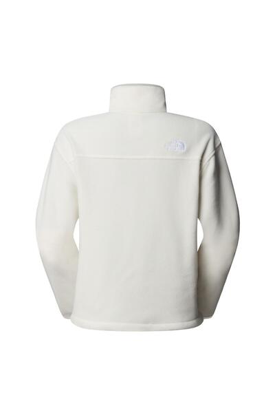 THE NORTH FACE Women's Glacier Fleece 1/2 Zip Short Jacket Nf0A8D2Cqlı1 White-L