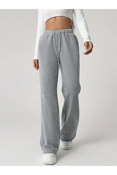 modlux Γκρι φαρδιά αθλητικά παντελόνια, υπερμεγέθη αθλητικά ρούχα, ποιοτικό ε...