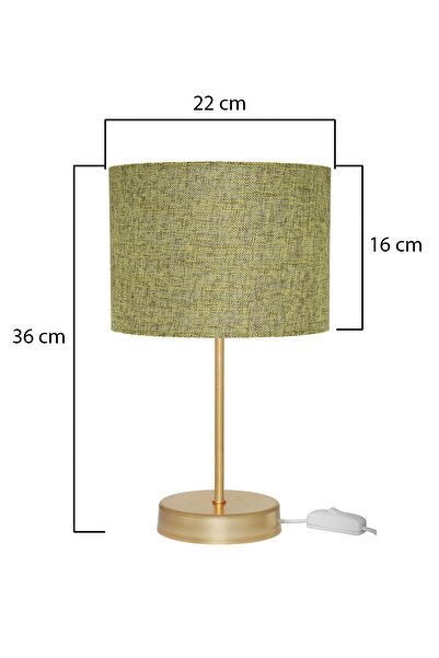 AG LightDesign Green Lampshade Double 2-Piece Bedroom Living Room Modern Stylish Table Lamp