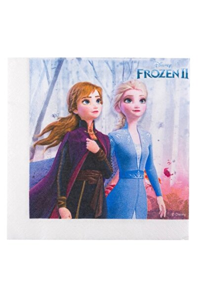 SHOPIENS Set 16 șervețele pentru petrecere copii Frozen 2 Shopiens, 2 straturi, 33 x 33 cm