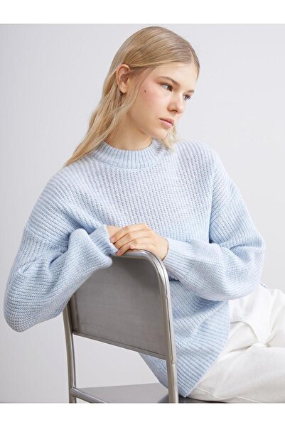 LC Waikiki Pulover tricotat pentru femei cu guler înalt (W5)