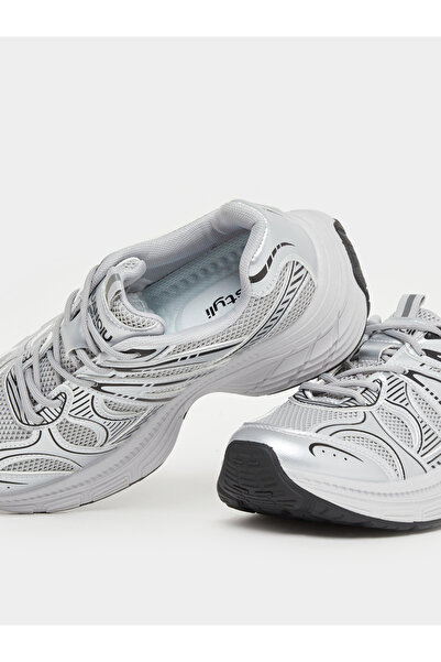 Styli Women Metallic Chunky Sneakers