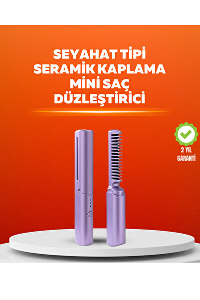 MARKT USB Şarjlı Kablosuz Saç Düzleştirici – Seyahat ve Günlük Kullanım 1156596