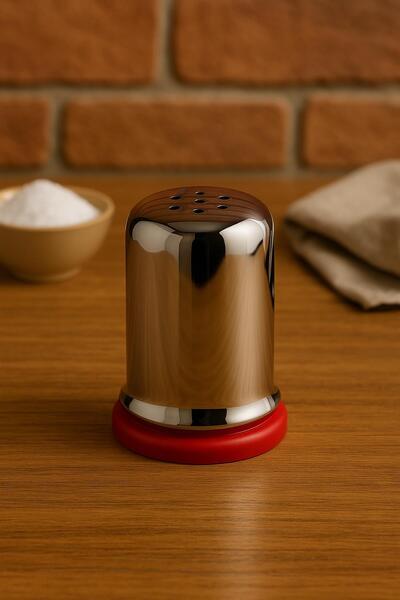 EWs Stainless Steel Large Pepper Shaker 8 cm