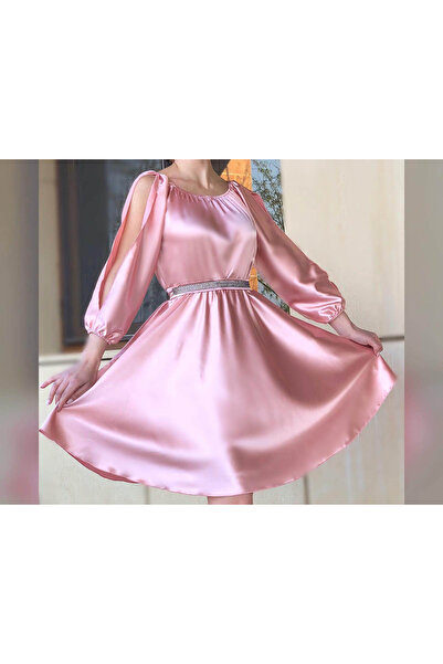 Ie Traditionala Rochie de ocazie din saten Neli