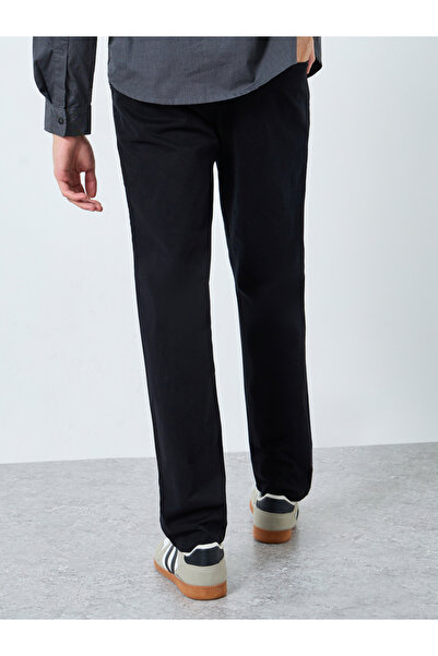 Styli Men Black Slim Fit Chino Pants
