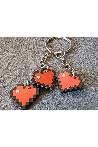 Anka Atolye Minecraft privezak u obliku srca – Slatki poklon za ljubitelje, 3...