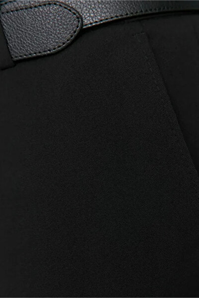REFA COLLECTİON Black Slim Fit Italian Cut Chino Fabric Trousers
