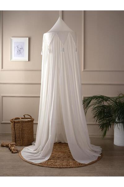 Funna Baby Romantika Cibinlik - Vual - Beyaz - 2 X 4 Mt