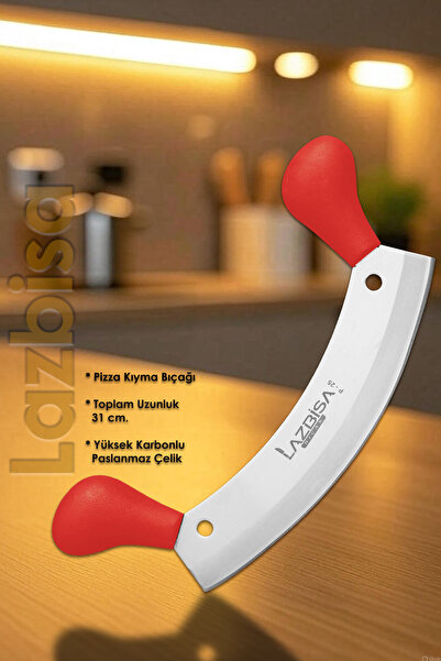 LAZBİSA Silver Serisi Mutfak Bıçak Seti Et Kıyma Sebze Salata Börek Pizza Bıç...