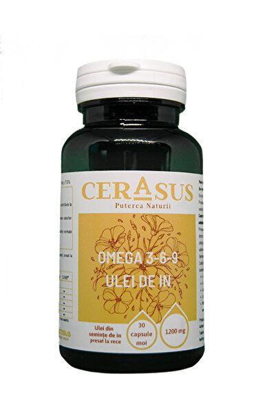 Cerasus Puterea Naturii Omega 3-6-9 Flaxseed Oil 1200mg