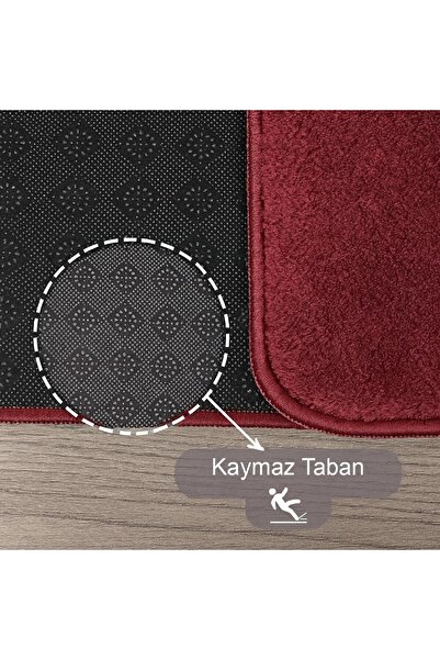 Bonny Home Relax Plum Cutting Runner Non-Slip Based Machine Washable Soft Plush Carpet