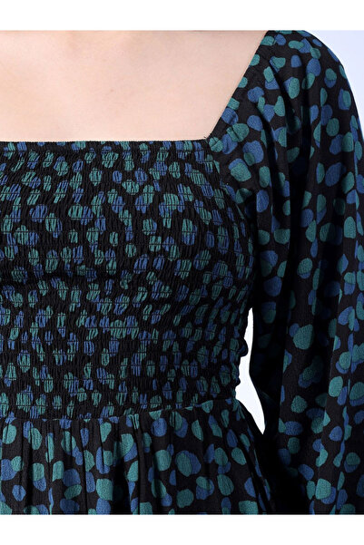 Freehand By Styli Women Black Spot Print Mini Dress