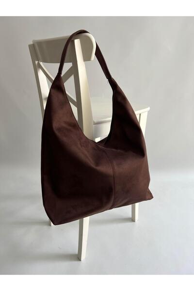 Mia Collection حقيبة يد وكتف نسائية موديل لوكي بلون بني غامق