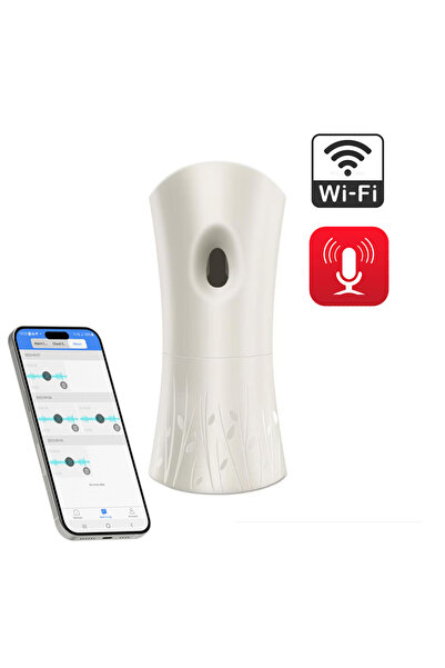 SMT SECURITY Air Freshener with Microphone & Spy Wi-Fi Recorder - Real-Time Listening - iOS / Android App
