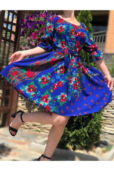 Ie Traditionala Rochie eleganta Bujori 3