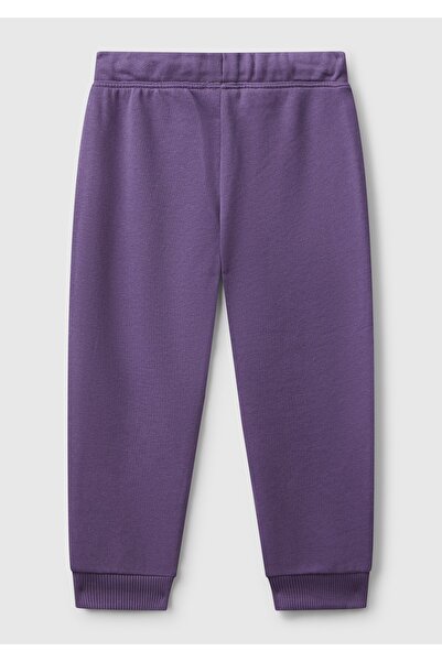 Benetton Kız Bebek Mor Eşofman Altı