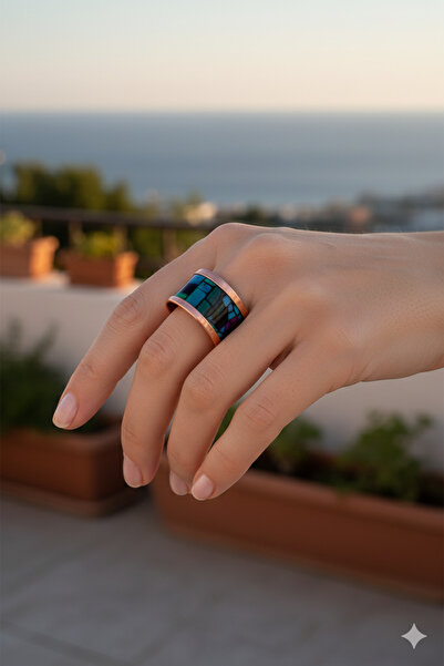 OSMANLI GÜMÜŞ Women's Copper Ring - Nadia Model Special Edition Ring