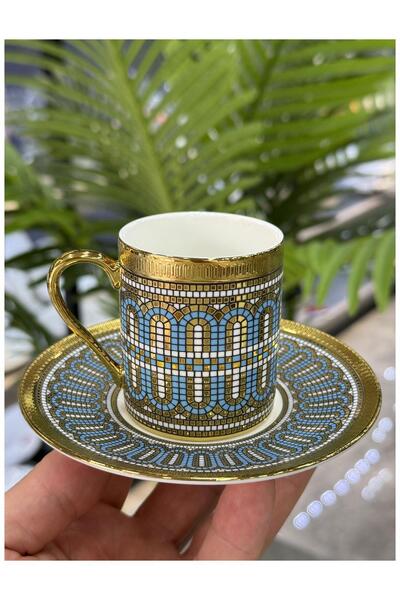 Doğudeko Lisette Luxury Porcelain 6-Piece Cup Set