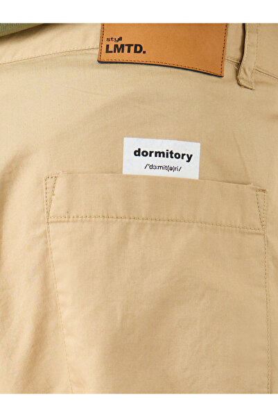 Styli Men Oversized Trousers with Turn-Up Detail Hem