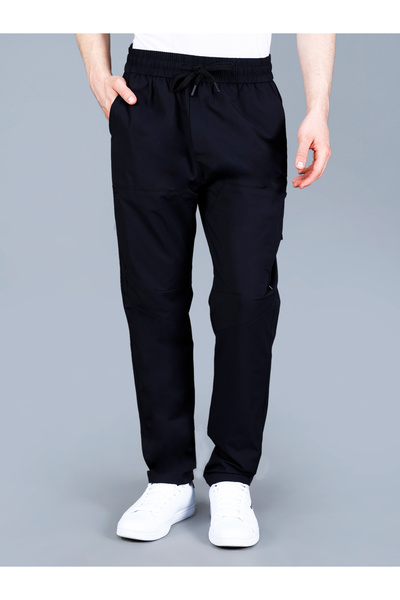 Fort Collins By Styli Men Zip Pocket Cargo Pants with Drawstring