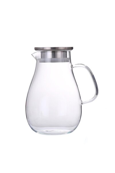 EWs Borosilikat Cam Sürahi Karaf 2 lt