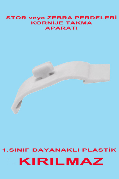 artwork STOR-ZEBRA PERDE KORNİJE TAKMA APARATI TAKMATİK 15 ADET