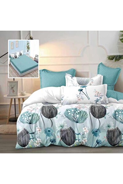 Pucioasa Finet elastic bed linen, 6 pieces, dandelions