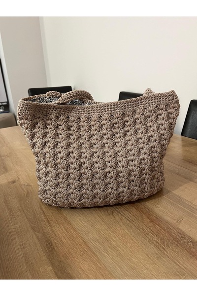 Makrome Knitted Shoulder Bag