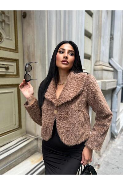 Göker Life Ornamental Agraflé Shawl Collar Bolero