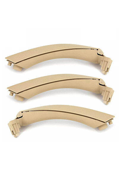 MOTOR10 Set of 6 interior handles front/rear BMW 3 Series E90 E91, 51417230853, Beige
