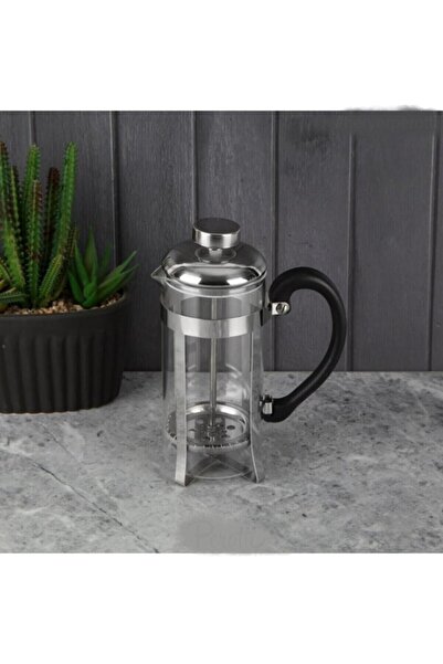 Zarif İnci Silvo 350 Ml French Press Süzgeçli Isıya Dayanıklı Cam Isınmaz Bak...