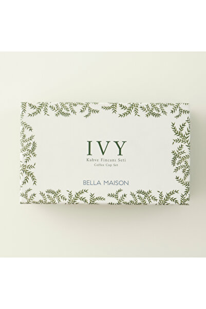 Bella Maison Ivy Porselen 2'li Kahve Fincanı Seti (90 cc)