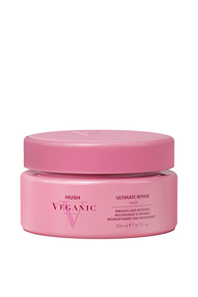 HUSH Veganic Ultimate Repair Yıpranmış Saçlar İçin Onarıcı Maske 200 ml