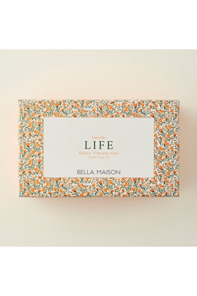 Bella Maison Life Porselen 2'li Kahve Fincanı Seti (120 cc)