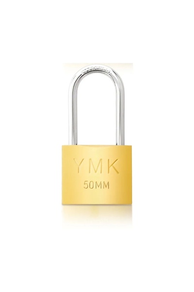 ÇERÇİCİ Eco Yellow Painted Long Hook Padlock 50mm