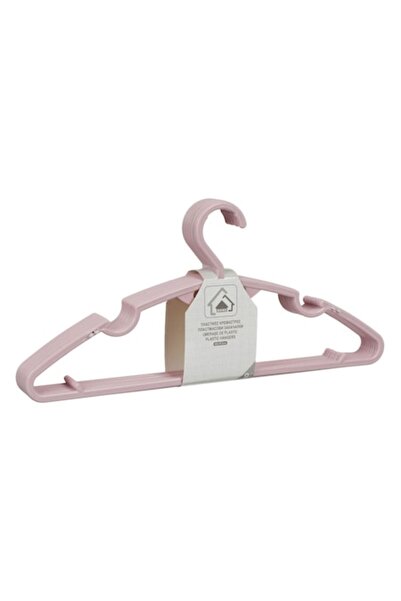 SHOPIENS Set 9 umerașe din plastic cu laterale antiderapante Shopiens®, roz, 40x18,5 cm