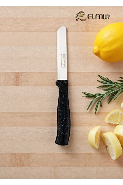 elfnur Solingen 22Cm Micro Tırtıklı Sebze Meyve Doğrama Bıçağı