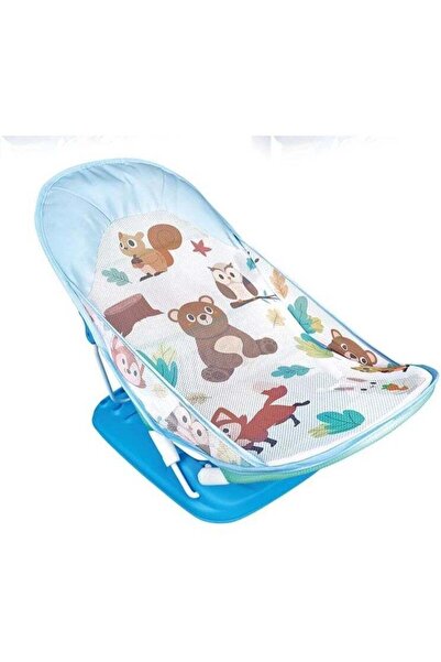 Tiibaby Foldable Baby Bath Support Seat, Woodland Animals Design 0-18 Months