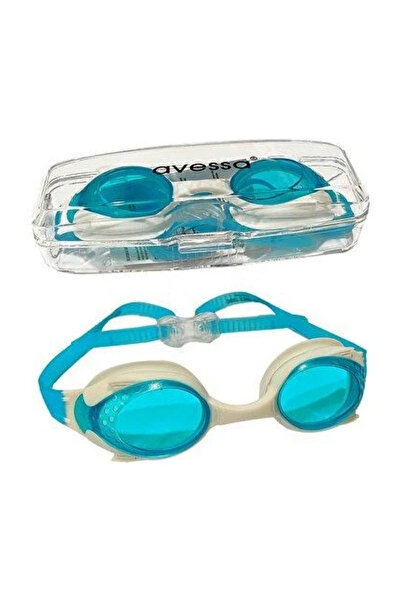 AVESSA Gs28 Boxed Blue and White Unisex Children's Swimming Goggles