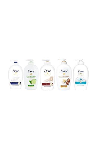 Dove Set 5 x Săpun lichid variat 250ml