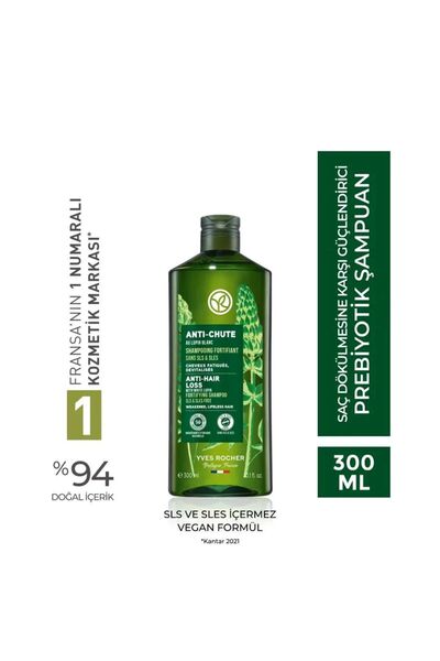 Yves Rocher Güçlendirici Prebiyotik Şampuan - Saç Dökülmesine Karşı/Anti-Chut...