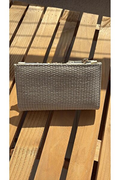 Z&M COLLECTION BAG SHOPPİNG Women's Trendy Textured Portfolio Wallet - with Zipper and Card Holder Compartment