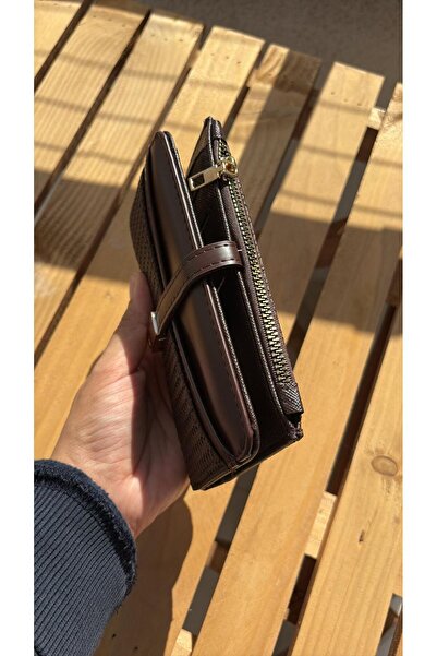 Z&M COLLECTION BAG SHOPPİNG Γυναικείο πορτοφόλι με υφή - με φερμουάρ και θήκη για κάρτες