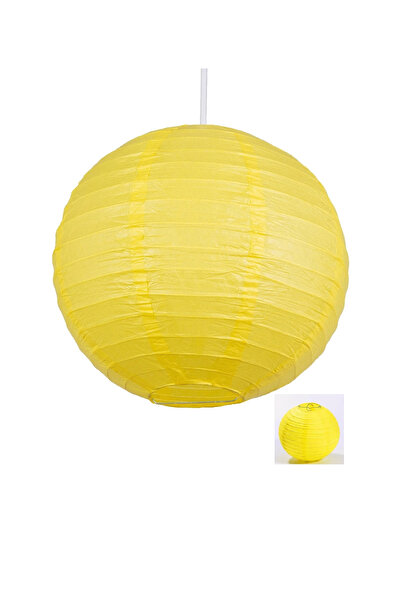 ÇERÇİCİ Decorative Chinese Lantern – Paper Lamp - Yellow