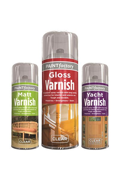Paint Factory Gloss Varnish Spray 250ml