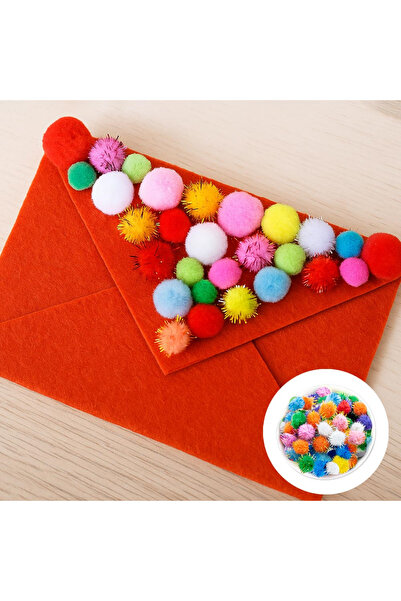 Vipfoni بومبوم لامع حجم صغير - ألوان متنوعة