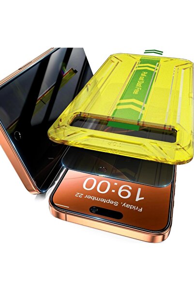 Lopard iPhone 17 Pro Ekran Koruyucu Hayalet Cam Kolay Takılabilen 5d Magic Gizli İyonlaştırılmış Güçlendiri