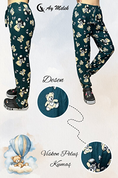 AYMELEK Women's Pajamas Soft Cotton Thin Breathable Plush Single Bottom Pajamas