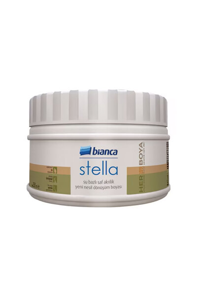 Bianca Stella Su Bazlı Saf Akrilik Boya Ahşap Renkler Kestane 250 ml 0724